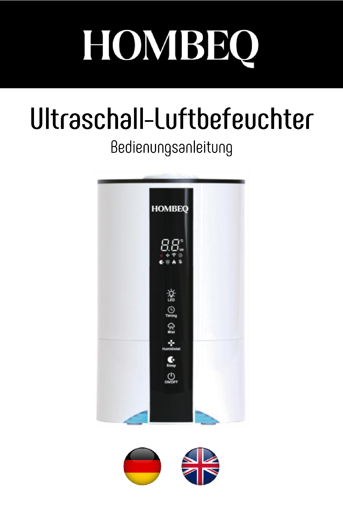 Titelseite der HOMBEQ Bedienungsanleitung